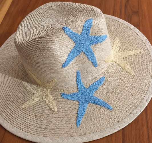 Marbella Starfish | Luxury Handmade Straw Hat