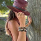 Cabo Burgundy | Luxury Handmade Straw Hat