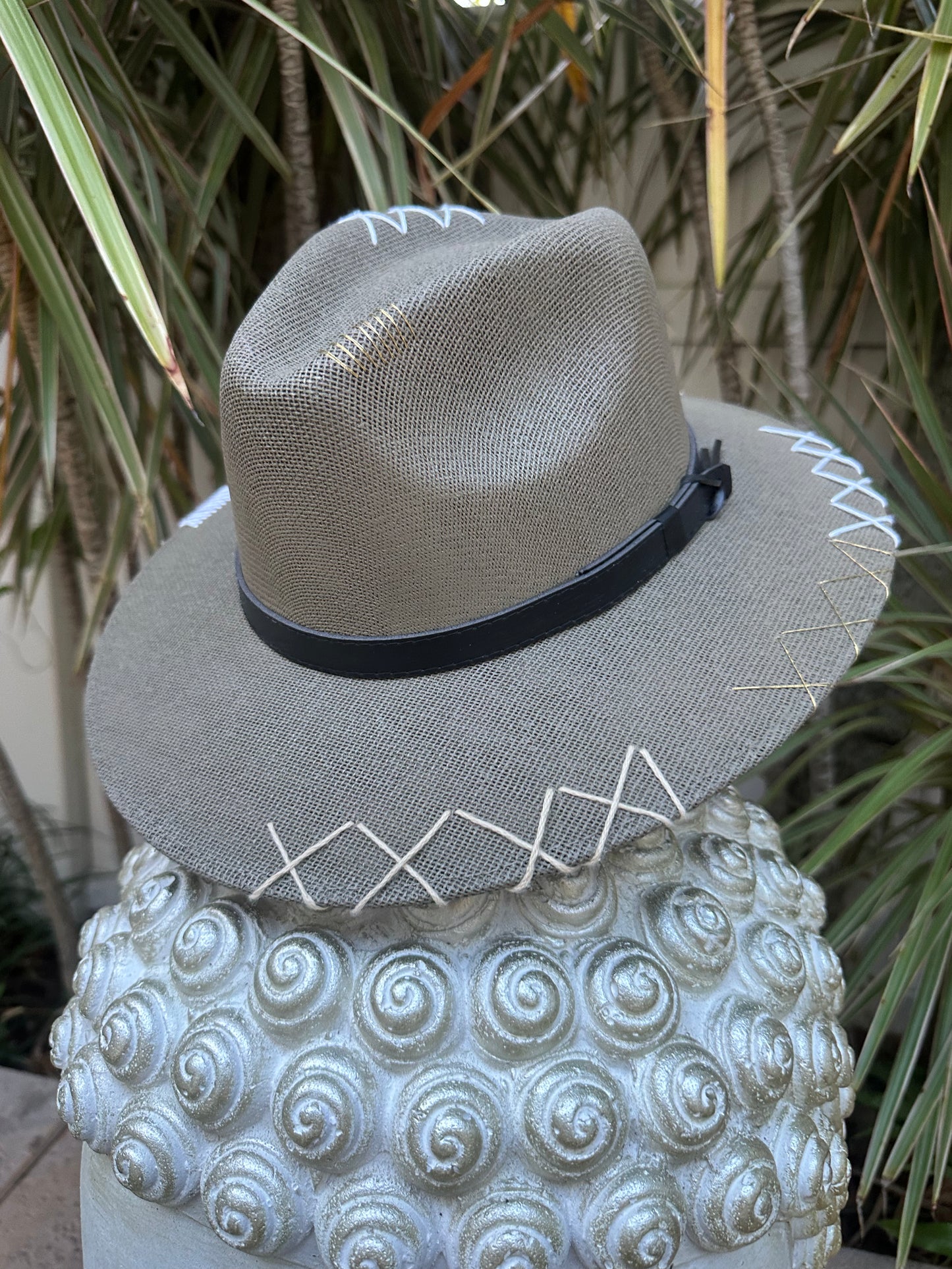 Monaco 2.0 Taupe | Luxury Handmade Straw Hat