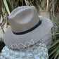 Monaco 2.0 Taupe | Luxury Handmade Straw Hat