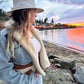 Pacific Palisades (White) | Luxury Handmade Straw Hat