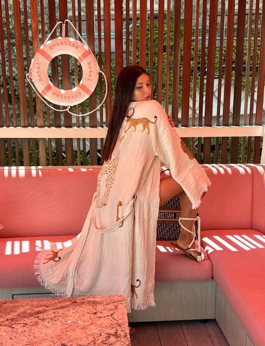 Nazar Cheetah Robe